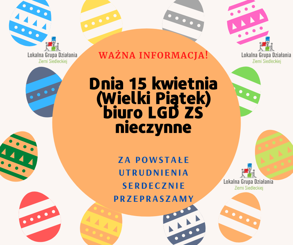 LGD biuro nieczynne WLK PIĄTEK 2022