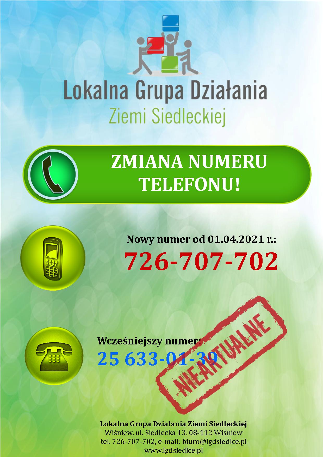 LGD zmiana telefonu