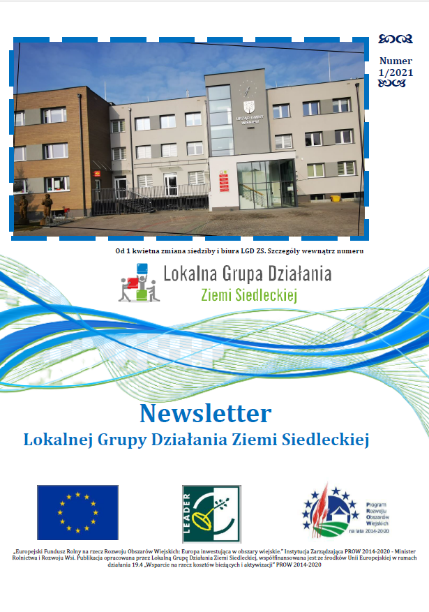 NEWSLETTER NR 1.2021 okładka