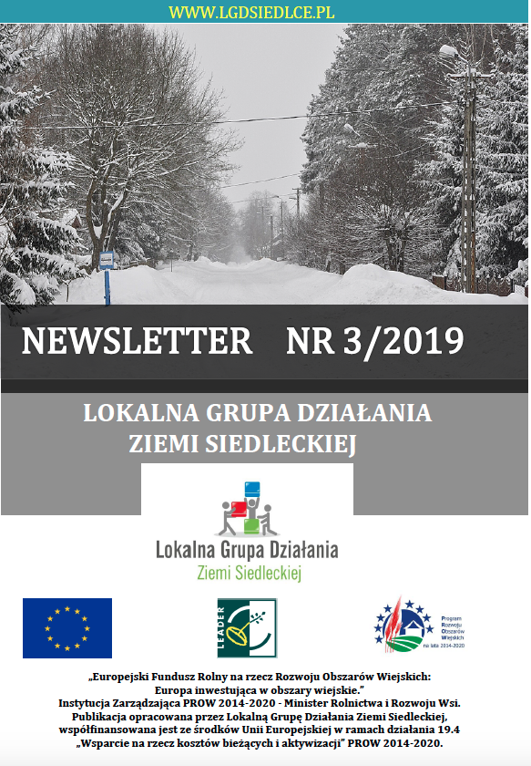 NEWSLETTER NR 3.2019 okładka