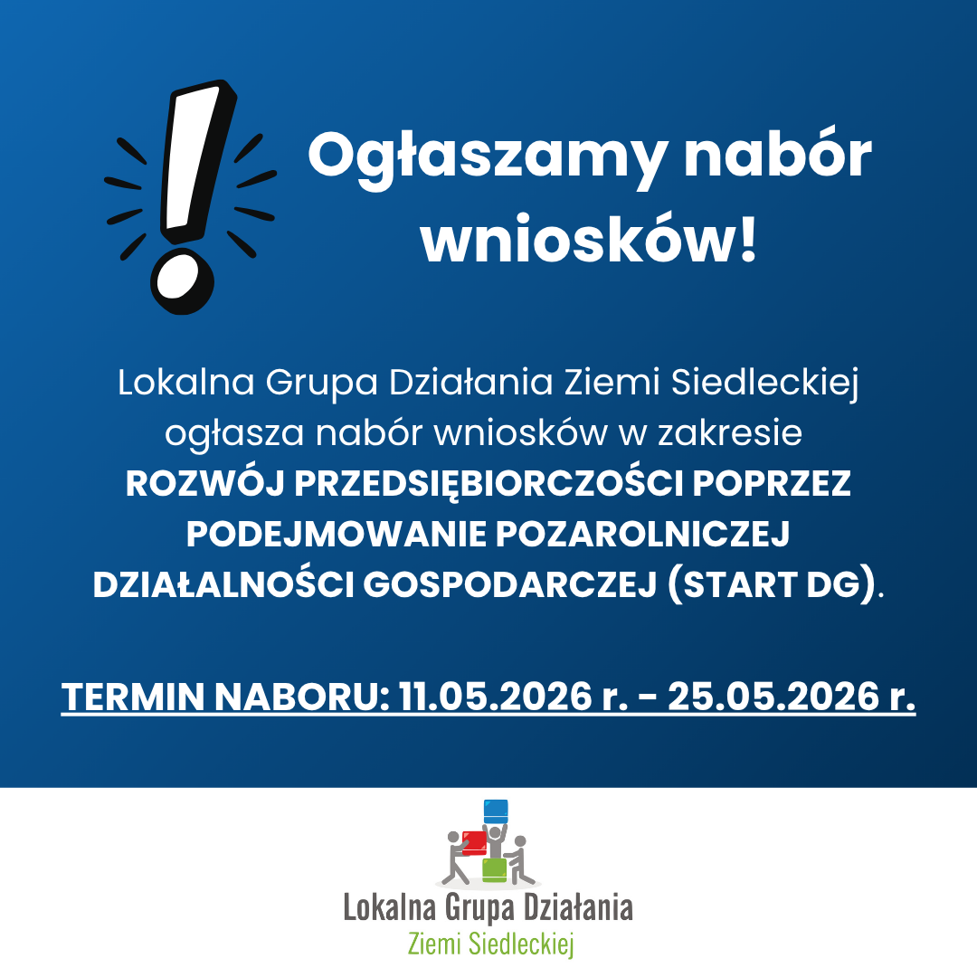 Ogłaszamy nabór wniosków!
